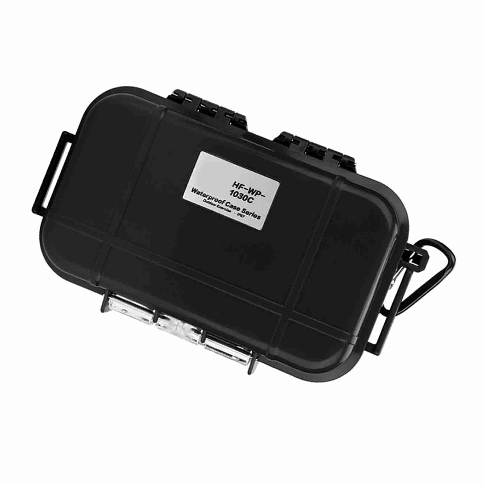 Cocoarm ABS EDC Box Impermeabile Scatola di Stoccaggio con Cuscinetto in Gomma Staccabile