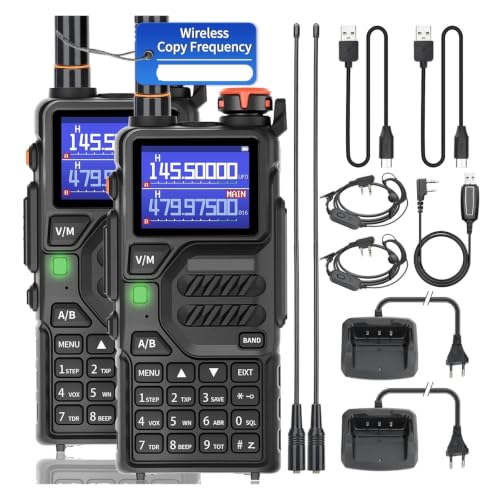 Walkie Talkie receptor de radio bidireccional 12W compatible con Baofeng tipo C 4