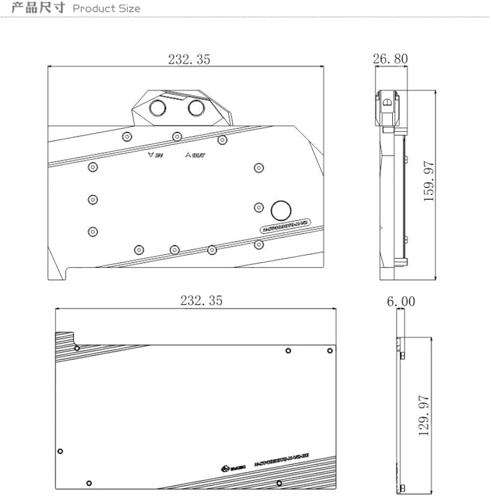Amazon.co.jp: Bykski Zotac GPU Water Block for RTX4090 LCS-N