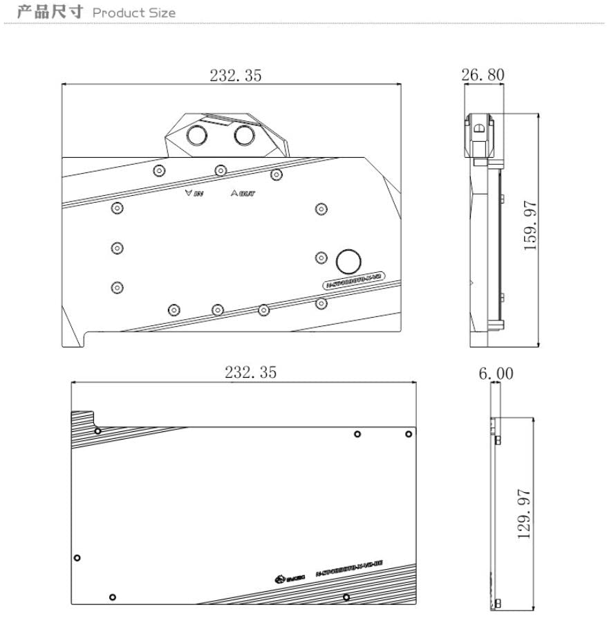 Amazon.co.jp: Bykski Zotac GPU Water Block for RTX4090 LCS-N