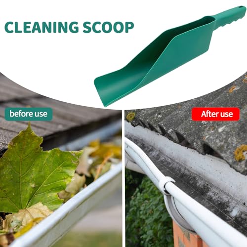 Dachrinnenschaufel Traufschaufel Gartenschaufel Kleine Dachrinnenschaufel Reinigungsmittel Für Dachrinnen Plastik Haushalt Handhaben Dachrinnen Effektiver Dachrinnenreiniger für saubere Regenrinnen