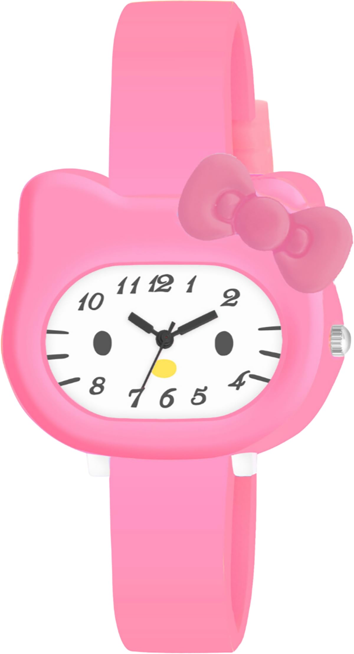 ZEBROX® Pink Color Hello Kitty Silicone Strap Quartz Kids Analog Wrist Watch for Girls (KD-003) (B0D47CHY1K) Amazon Price History, Amazon Price Tracker