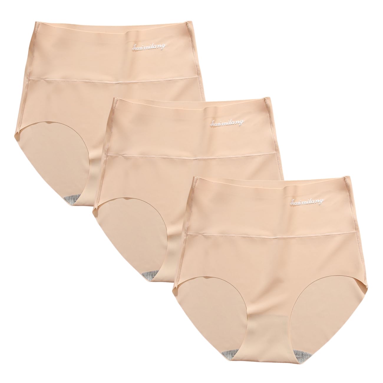 marysgiftWomen's Underwear High Waisted Full Coverage Briefs Soft Breathable Panties Multipack