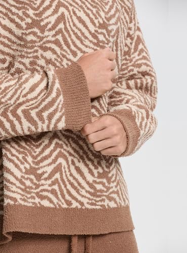 SlumberMee Mens Fleece Plush Pajama Set Ultra Soft Fluffy Warm Pjs Long Sleeve Top & Bottom Knit Winter Sleepwear4