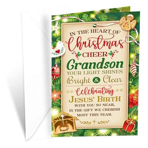 Prime Greetings Religious Christmas Card Cover