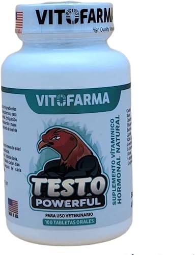 Miniatura 3 de VITOFARMA VITAMINA HORMONAL para GALLOS Finos TESTO Potentes 100 TABLETAS para Gallo