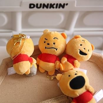 くまのプーさん　キーホルダー　フルーツ　8点セット　レトロ　レア くまのプーさんキーホルダーフルーツ8点セットレトロレア