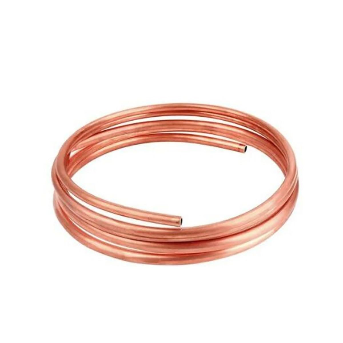 Copper Tube, 99.9% Pure Wire Pipe Air Conditioner Cooling DIY Crafts 1 Meter Soft Coil OD .8mm 2mm 16mm 19mm 22mm Straight(19x1mm)(16x1mm)