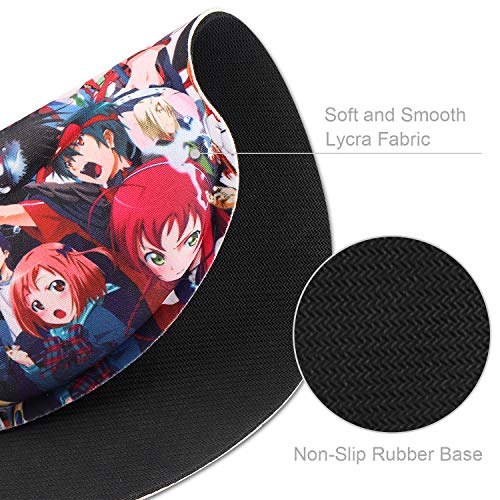 Ruifengsheng Wrist Support Mouse Pad, Ergonomic Memory Foam Mouse Pad Wrist Rest Support Pain Relief Mat With Nonslip Rubber Base For Computer, Laptop（01） #TOP1