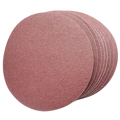 Leopard Twin-60 Grit 12 inches PSA Self Adhesive Stickyback Sanding Discs.Premium Industrial Aluminum Oxide Psa Stick-On Sanding Discs for Stationary Sanders (6 Pack) , 300MM
