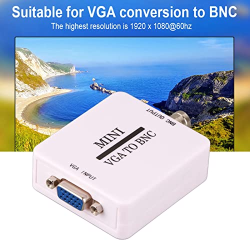 Convertidor VGA a BNC 1080p USB para monitores y TV 6