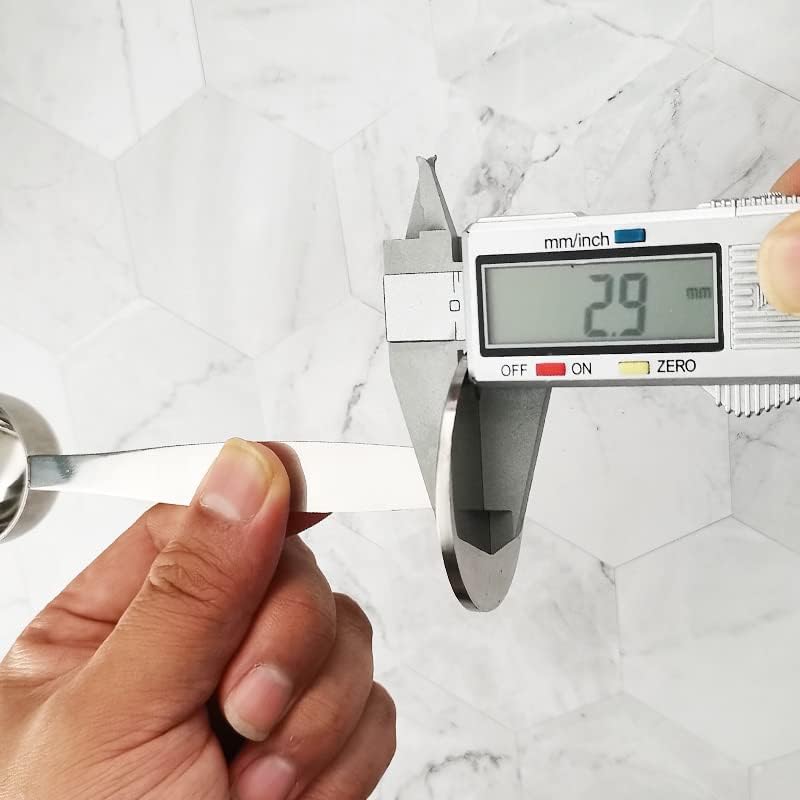 Miniatura 8 de Cuchara de café portátil de acero inoxidable soporte 2 en 1 café en polvo cuchara cuchara herramientas