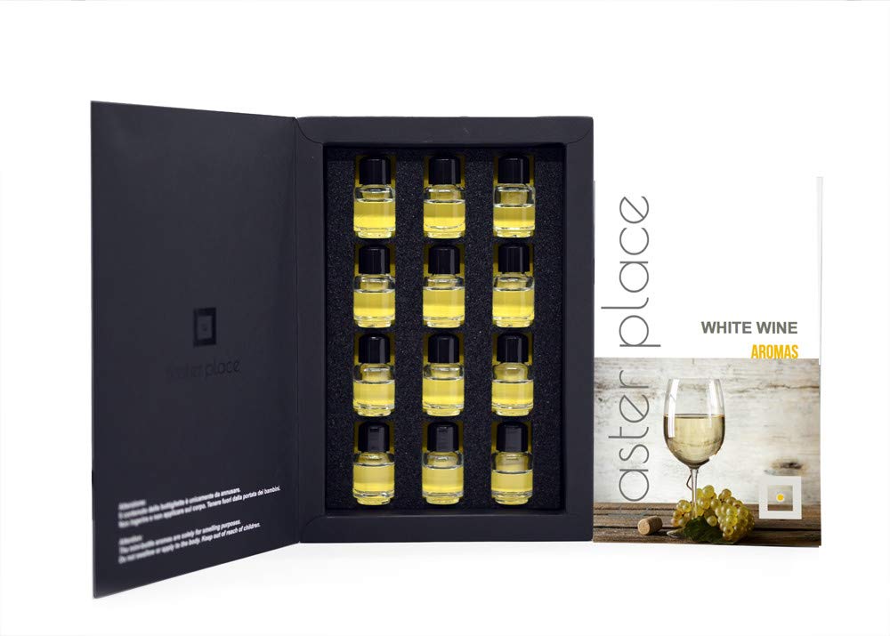 Weißwein Aroma Set - TASTERPLACE - Englische Version - Verkostungstool - für Sommeliers und Weinliebhaber
