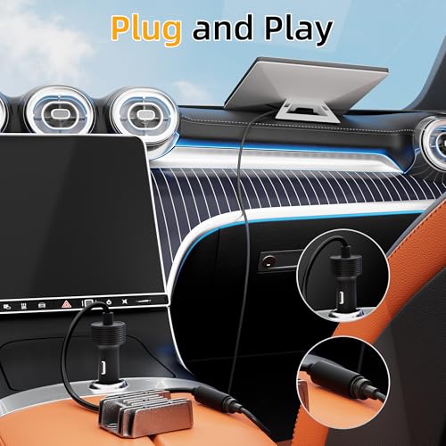 Image of 12V Power Cable Starlink Mini Car Adapter with Cigarette Lighter Plug, Starlink Step up Converter 10V-28V to 30V for RVs, Cars and Boats