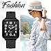 JewelryWe Reloj Cuadrado Deportivo Unisex: Relojes de Cuarzo Analógicos para Hombre Mujer Estudiantes Niños Esfera Numérica Grande Fácil de Leer Correa de Silicona Cómoda Imagen de JewelryWe Reloj Cuadrado Deportivo Unisex: Relojes de Cuarzo Analógicos para Hombre Mujer Estudiantes Niños Esfera Numérica Grande Fácil de Leer Correa de Silicona Cómoda