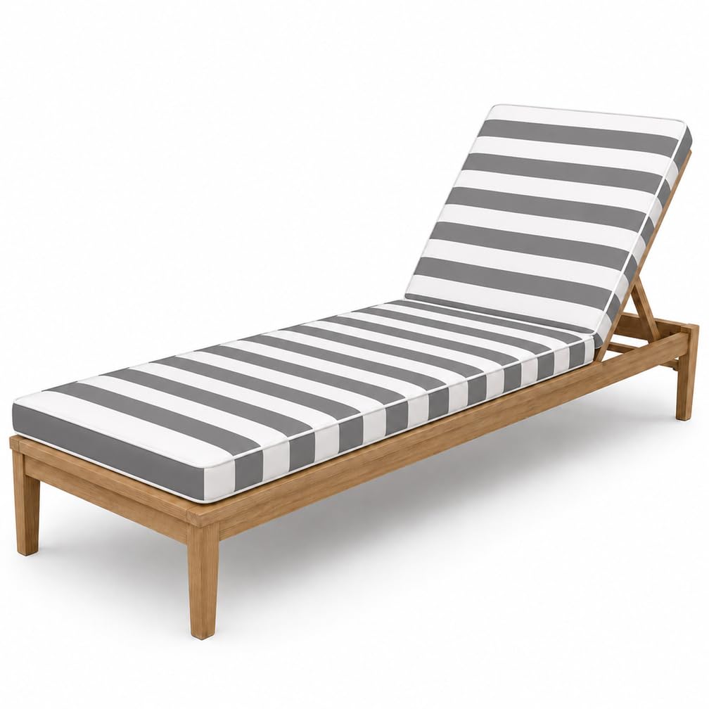 Gartenliege Auflage Gestreift Auflage Sonnenliege 190 X 60