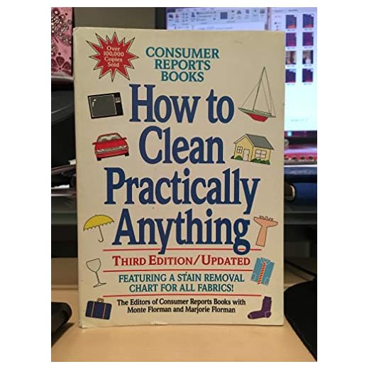 Consumer Reports How to Clean and Care for Practically Anything