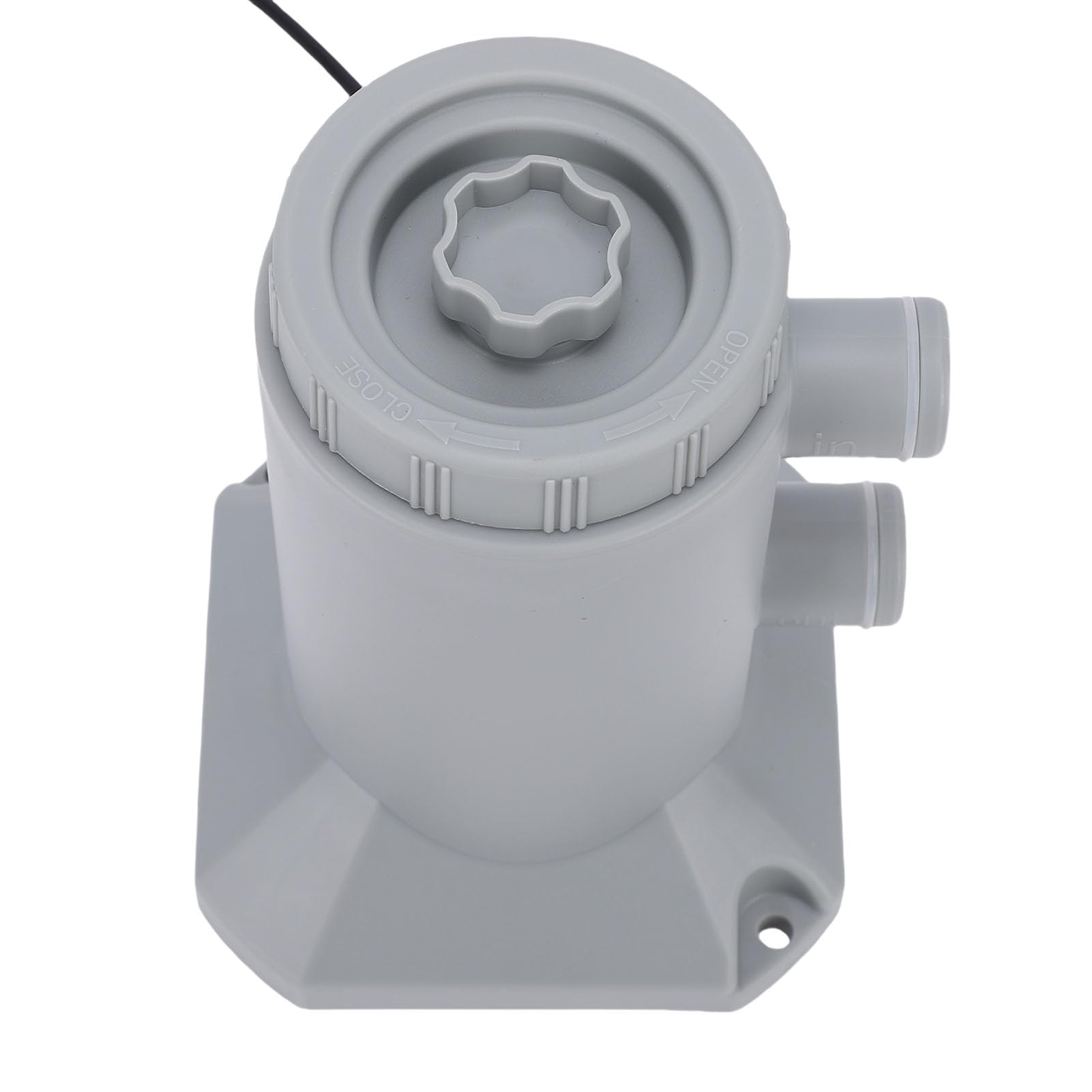 Pompa filtro per piscina 250 l/h Pompa filtro a cartuccia in materiale ABS ad alta portata, basso rumore, efficiente dal punto di vista energetico per piccole piscine e zattere