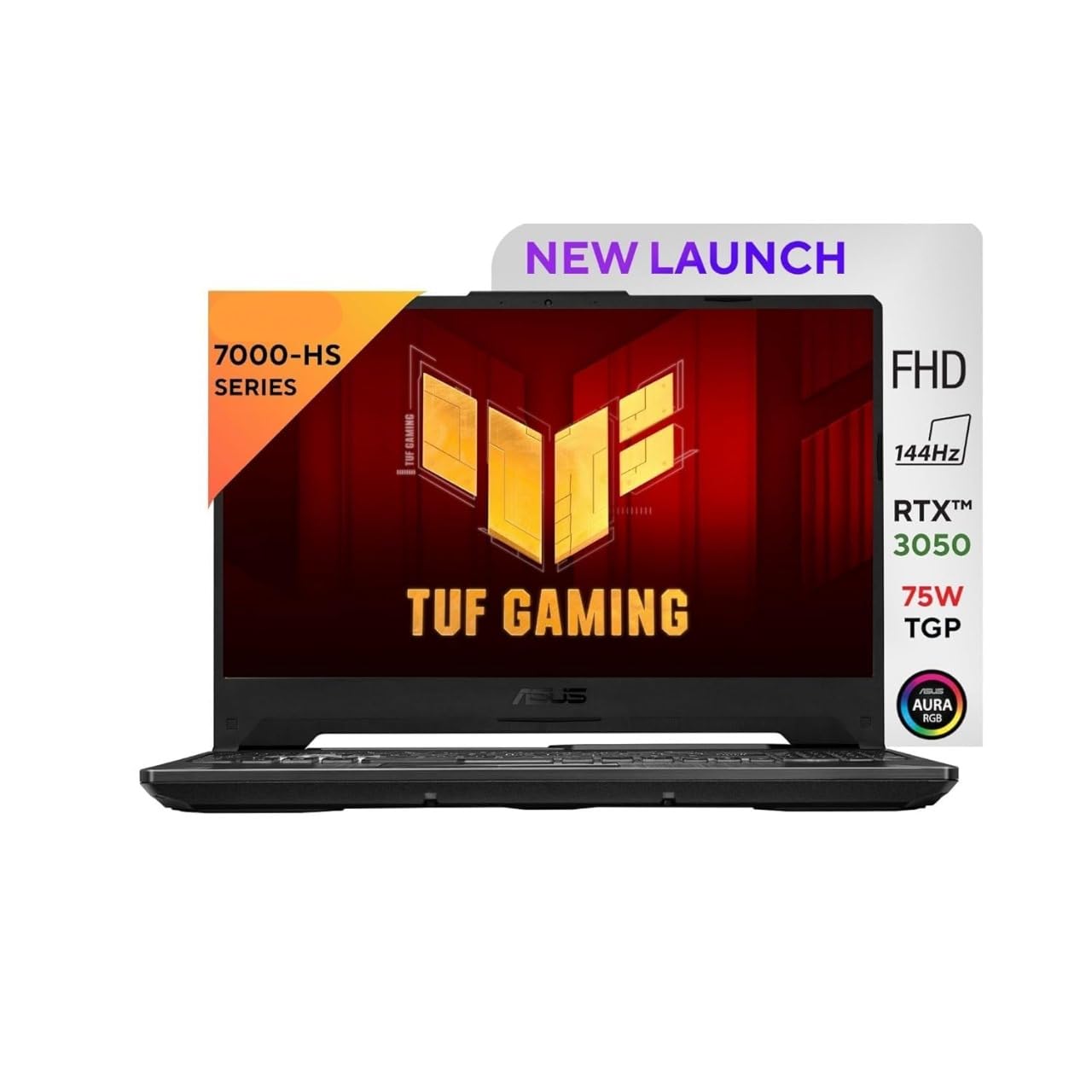 Tuf Gaming A15, AMD 7 7435Hs, 15.6-Inch, FHD 144Hz, Gaming Laptop (16GB RAM/512GB SSD Geforce RTX 3050/Windows 11/48WHR/Graphite Black/2.3 Kg), FA506NCR-HN054W Tuf Gaming A15, AMD 7 7435Hs, 15.6-Inch, FHD 144Hz, Gaming Laptop (16GB RAM/512GB SSD Geforce RTX 3050/Windows 11/48WHR/Graphite Black/2.3 Kg), FA506NCR-HN054W