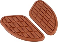 Vista 11 de Rodillera para tanque de combustible de motocicleta, par de almohadillas de goma para motocicleta, protector de almohadilla de tracción de Negro