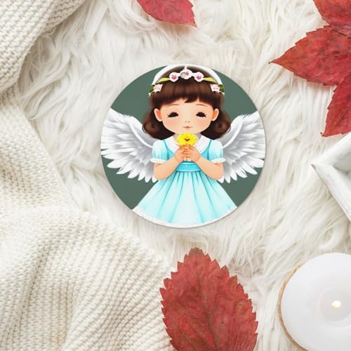 Hojas aromáticas para auto con diseño de ángel miniatura 6