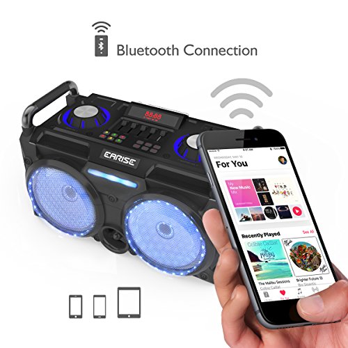 image for EARISE DT60-E Portable PA System Bluetooth Speaker with Wireless Micro