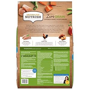 Rachael Ray Nutrish Zero Grain Dry Canine Meals, Hen & Candy Potato Recipe, 26 Pound Bag Rachael Ray Nutrish Zero Grain Dry Canine Meals, Hen & Candy Potato Recipe, 26 Pound Bag