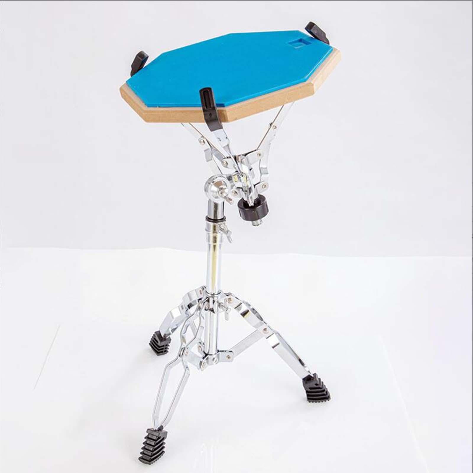 Supporto per rullante, supporto per pad per batteria, staffa per batteria, manopola regolabile, supporto per strumenti, staffa triangolare per sala da
