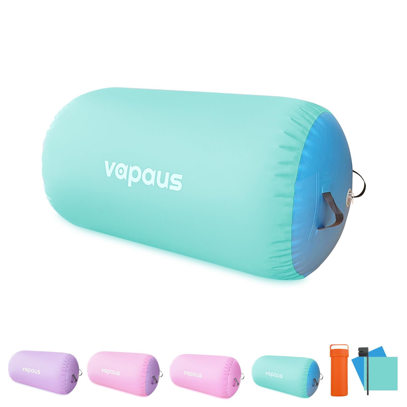 Vapaus Gymnastics Air Barrel Inflatable Tumbling Roller Mat Back Handspring Trainer Air Roller Tumbler Octagon Barrel Gymnastics Equipment for Tumble