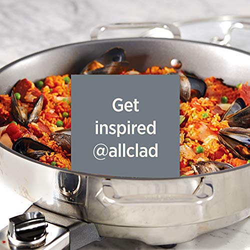 AllClad Electrics Stainless Steel and Nonstick Surface Skillet 7 Quart