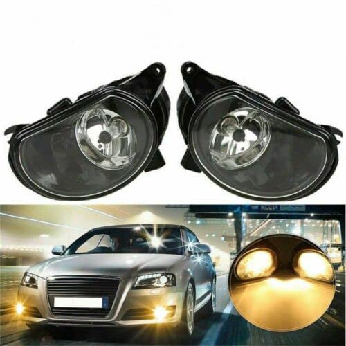 Pair For Audi Q7 2006 2007 2008 2009 Front Fog Lamp Light With Bulbs