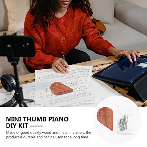 BIENKA 1Pc Pouce Piano Huit Tons Doigt Piano Instrument De Musique Utile Kalimba Piano (Color : Wood Color, Size : 8X5… - Les Beatles, Paul McCartney, John Lennon, RIngo Starr, George Harrison BIENKA 1Pc Pouce Piano Huit Tons Doigt Piano Instrument De Musique Utile Kalimba Piano (Color : Wood Color, Size : 8X5… – Image 3