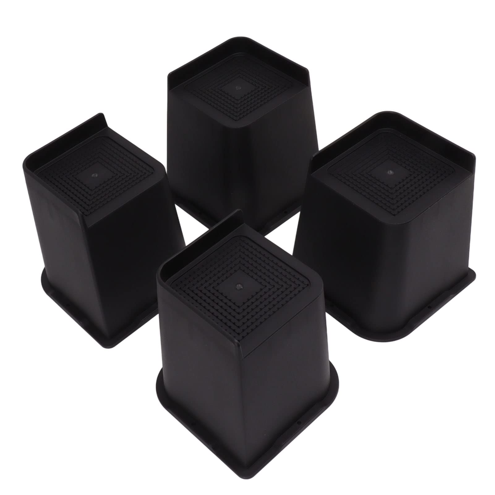 Elevador de Muebles de 6 Pulgadas, Resistente, Antideslizante, ABS, Bloque de elevación de Cama para Silla y sofá, 4 Uds.
