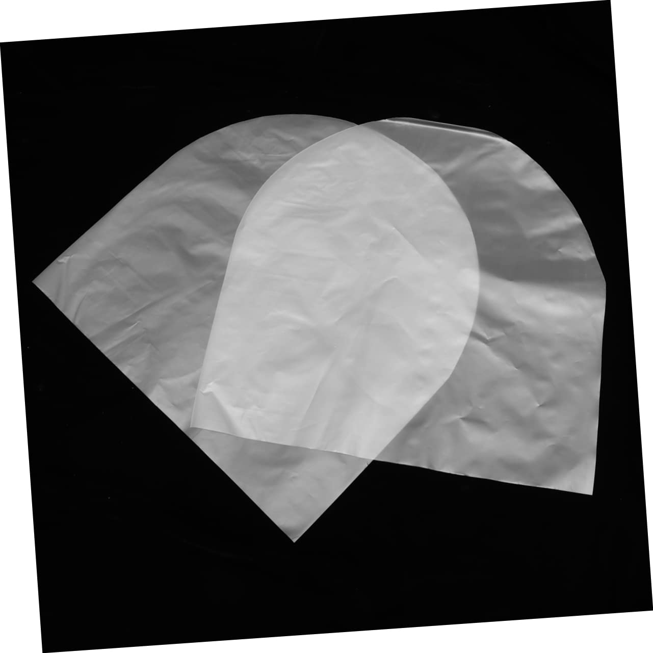 HEMOTON 50 Pezzi Copertina Trasparente in Plastica Protettore di Dischi in Vinile Record di Sacchetti di Plastica Vinile Sadico Registrare Maniche Interne Manica Addensare
