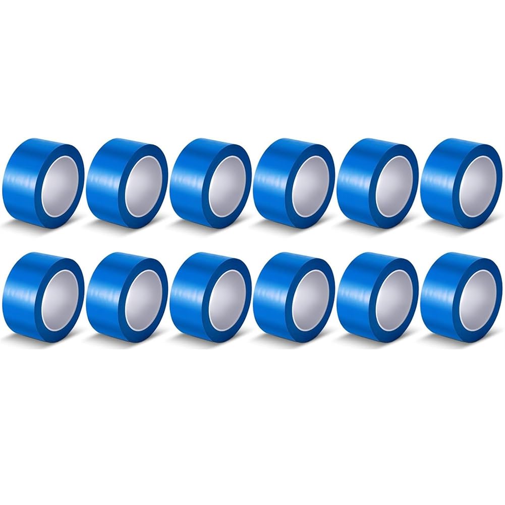 12 Rollen -Abdeckband, 2" X 36 Yards, Grafikproduktion Blauband, Lösungsmittel- und Wasserfest für