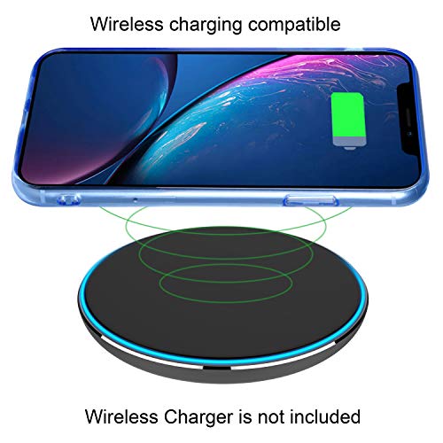 Wisdompro Iphone Xs Case, Iphone X Case, Bundle Of 5 Pack Extra Thin Slim Jelly Soft Tpu Gel Protective Case Cover For Apple Iphone X Xs 10(Blue, Aqua Blue, Hot Pink, Yellow, Red)- Transparent Color #TOP3