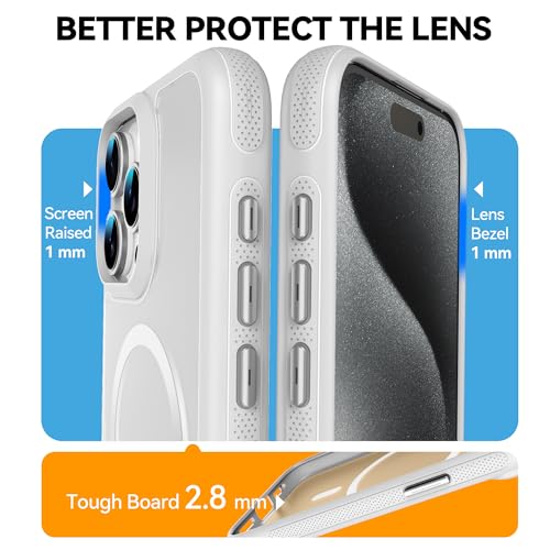 Coque mate iPhone 15 finition douce velours blanc KZ premium - 5