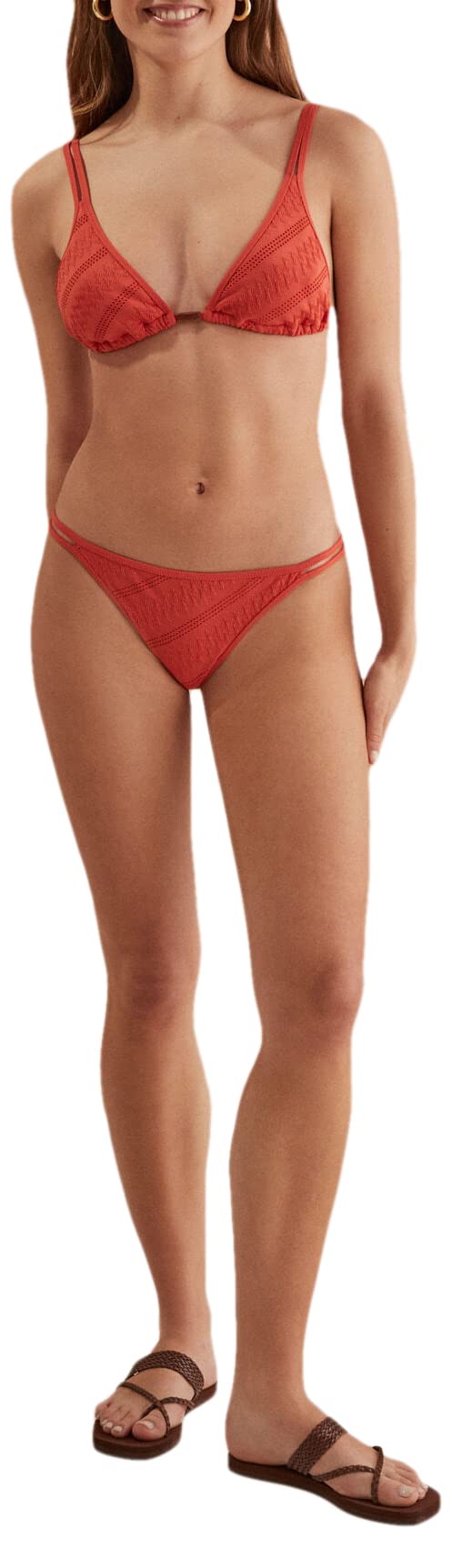 Women'secret Braga Bikini Media Tira Textura Mujer