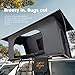 SanHima Rooftop Tent Hard Shell - Hotham Side Overland Aluminium Roof Top Tent Side-Open Design, Larger Space, Tri-Color LED Light & Skyview Window, for 2-3 People Car SUV Truck Camping