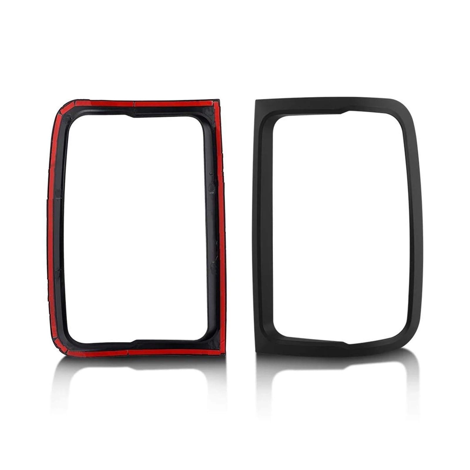 Cubierta protectora para luz trasera VW Amarok V6 en elegante acabado mate negro 5