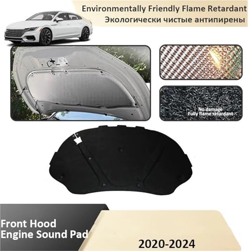 Matériau Isolant VW Arteon 2019-2024 | Tapis Insonorisant Capot Voiture