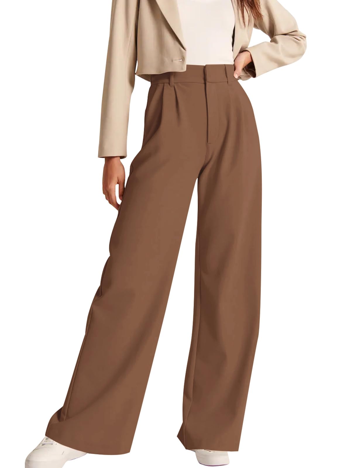 NIMIN High Waisted Work Pants for Women Business Casual Outfits 2025 Office Dress Pants Trousers with Pockets