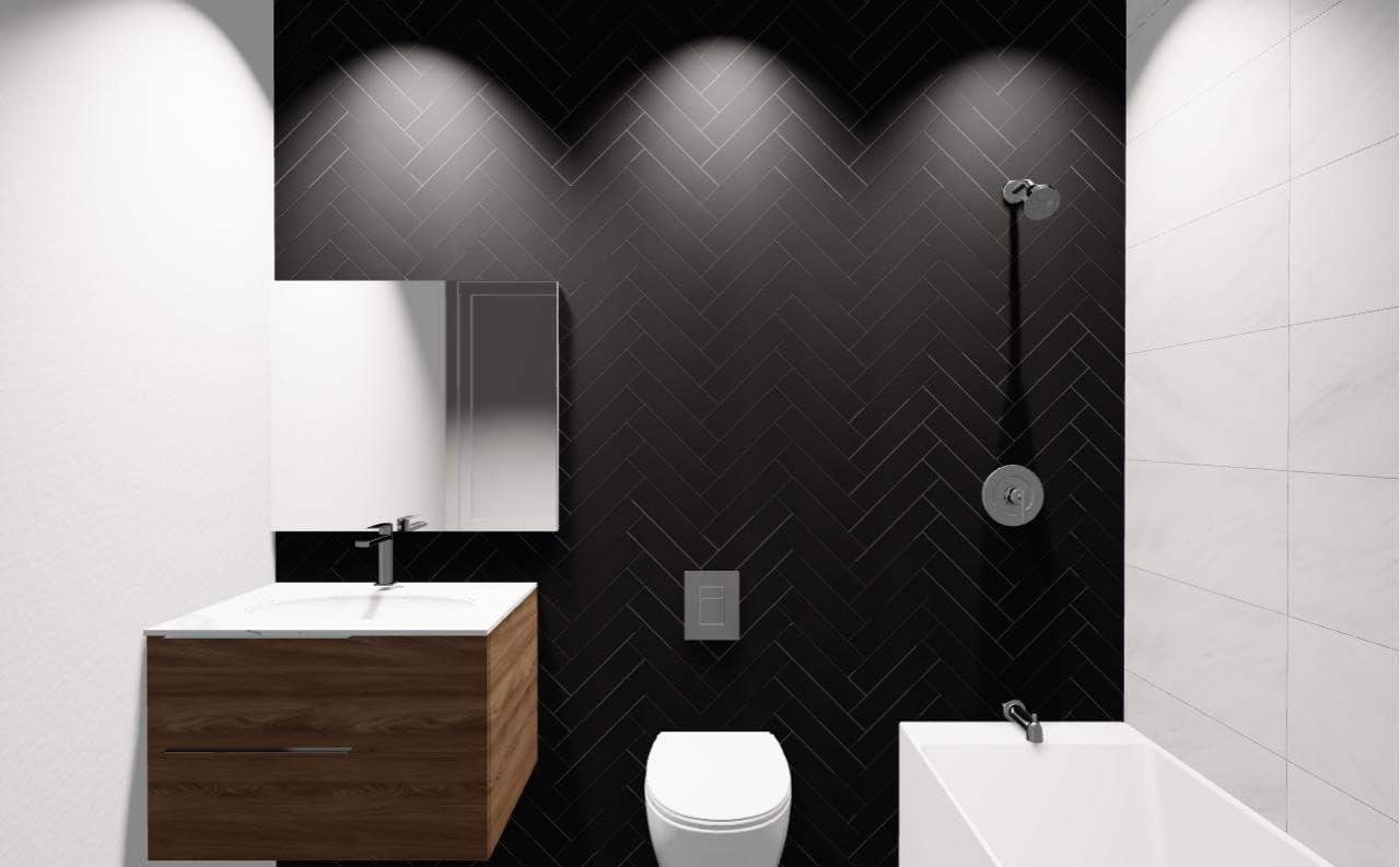 Black Subway Ceramic Tile Matte Finished 3'' x 12'' (Box of 10 Sq