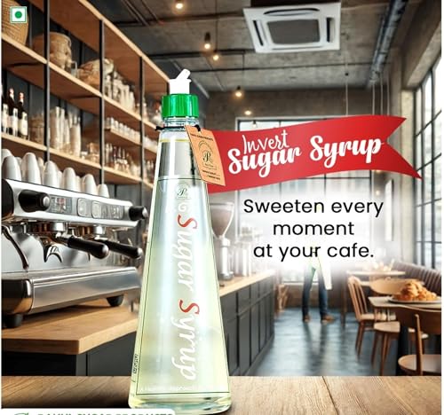 Image of Rahul Sugar DGH Invert Sugar Syrup (Pack of 6) Baking Specialty Liquid Sugar Sweetener Glucose Fructose Liquid Sugar Syrup for Sweets Drinks Baking Balanced Blood Sugar Support 6Kg