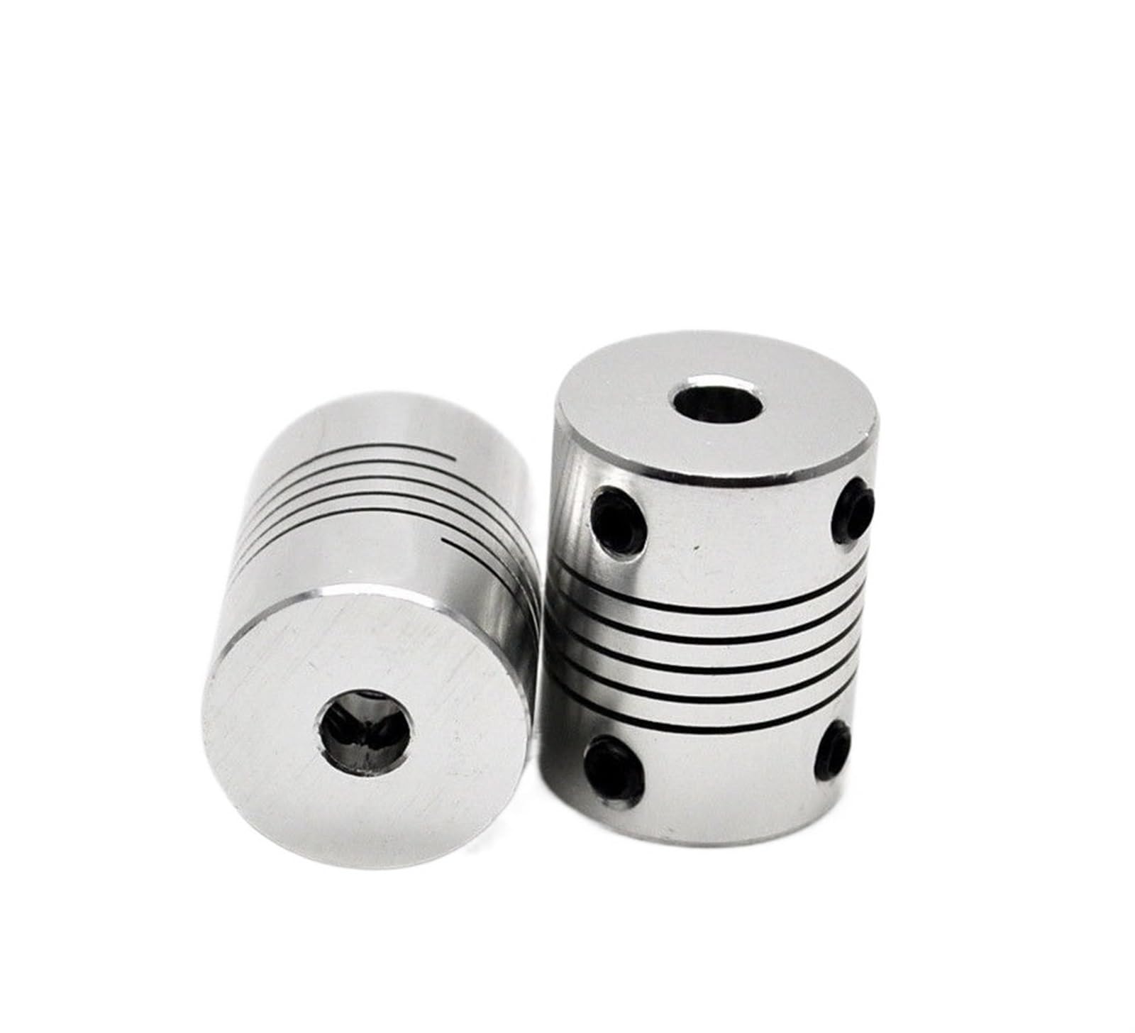 Rigid Coupling,Stainless Steel Rigid Coupling 1pcs OD19x25mm Aluminium CNC Motor Shaft Coupler Flexible Coupling(5x10)