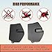 KUAFU Front Strut/Shock Tower Covers Compatible with 2020-2022 Chevrolet Corvette C8 Front Shock Absorbing Tower Cover with Mag Ride ABS Plastic