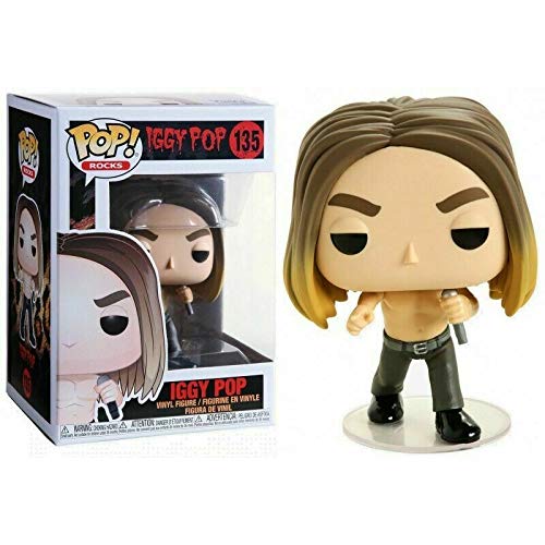 Funko Pop! Figurine en Vinyle Rocks: Iggy Pop – Iggy Multicolore Standard - Les Beatles, Paul McCartney, John Lennon, RIngo Starr, George Harrison Funko Pop! Figurine en Vinyle Rocks: Iggy Pop - Iggy Multicolore Standard – Image 3