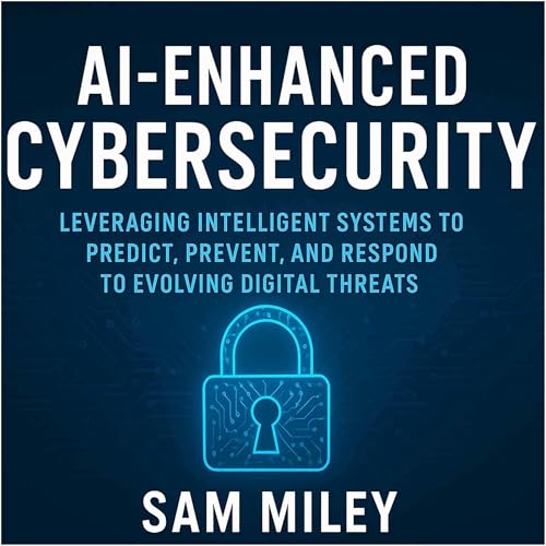 Diseño de la portada del título AI-Enhanced Cybersecurity