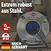 Brennenstuhl Garant S IP44 Kabeltrommel, 50m - Stahlblech (kurzfristiger Einsatz im Außenbereich, Made in Germany) silber