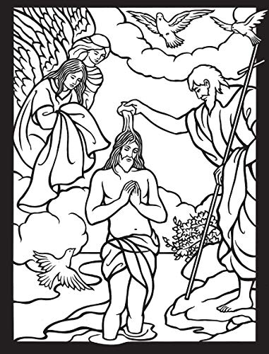The Life of Jesus Stained Glass Coloring Book (Dover Classic Stories Coloring Book) - Image 5